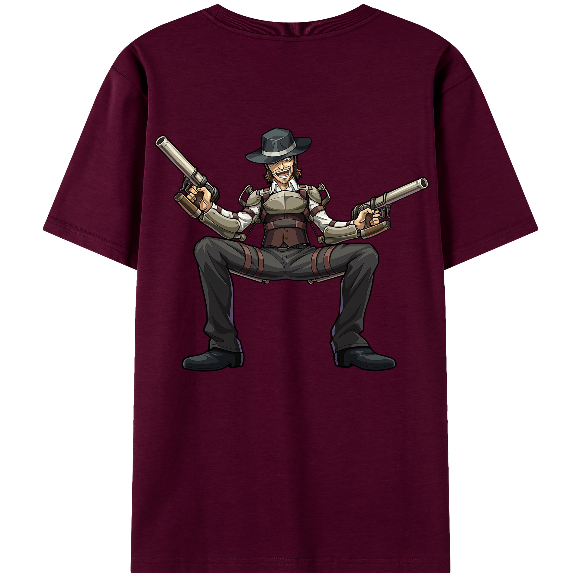 （画像用） 進撃の巨人 ケニー·アッカーマン Attack on Titan Kenny Ackerman レディース半袖Tシャツ(バックプリント)